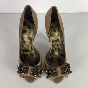 Sam Edelman Lorna Leather Heels sz 7.5